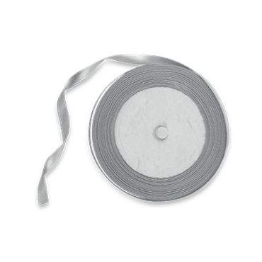 Ruban en satin 6mm - Gris Ruban en satin 6mm - Gris