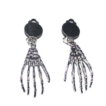 Boucles d'Oreilles Squelette - Argent Boucles d'Oreilles Squelette - Argent