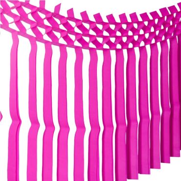 Guirlande à Franges 3 mètres - Fuchsia Guirlande à Franges 3 mètres - Fuchsia