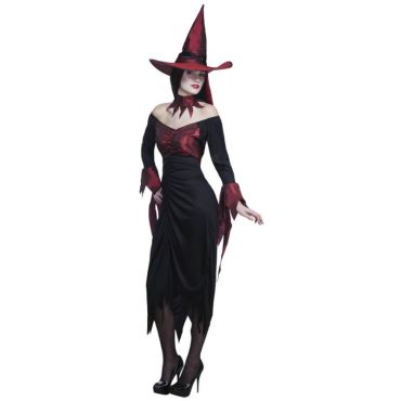 Déguisement Femme - Robe et Chapeau de Sorcière Ensorcelante - Taille M Déguisement Femme - Robe et Chapeau de Sorcière Ensorcelante - Taille M