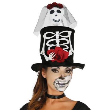 Chapeau Day Of The Dead Mariée
