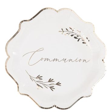 Disposez ces assiettes de communion avec la collection Communion Blanc et Or | jourdefete.com Disposez ces assiettes de communion avec la collection Communion Blanc et Or | jourdefete.com