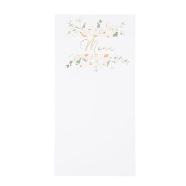 Placez ces menus de la collection Daisy sur les tables de votre événement | jourdefete.com Placez ces menus de la collection Daisy sur les tables de votre événement | jourdefete.com