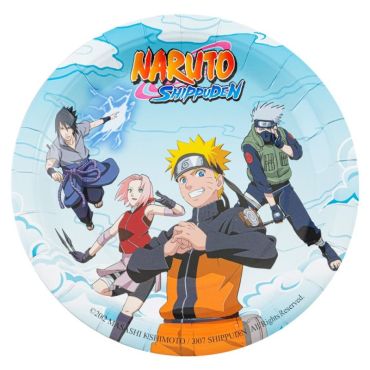 Des assiettes rondes parfaites pour la table d'anniversaire sur le thème de "Naruto ®" | jourdefete.com Des assiettes rondes parfaites pour la table d'anniversaire sur le thème de "Naruto ®" | jourdefete.com