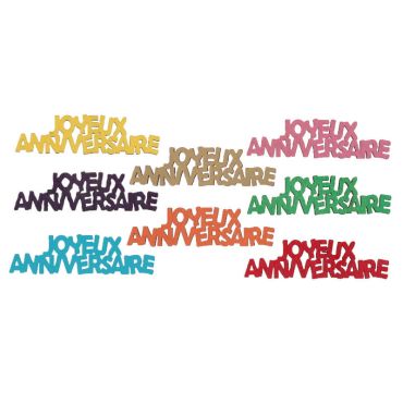 8 décorations de table joyeux anniversaire multicolore 8 décorations de table joyeux anniversaire multicolore
