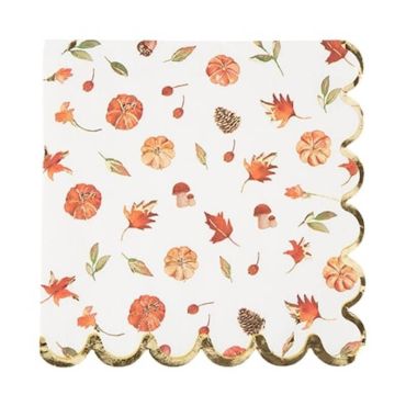 De belles serviettes de table à l'effigie de l'automne | jourdefete.com De belles serviettes de table à l'effigie de l'automne | jourdefete.com