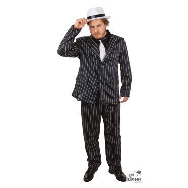 Déguisement homme gangster rayé noir et blanc | jourdefete.com Déguisement homme gangster rayé noir et blanc | jourdefete.com