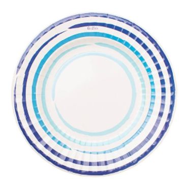 8 Grandes Assiettes en Carton - On the Blue | jourdefete.com 8 Grandes Assiettes en Carton - On the Blue | jourdefete.com