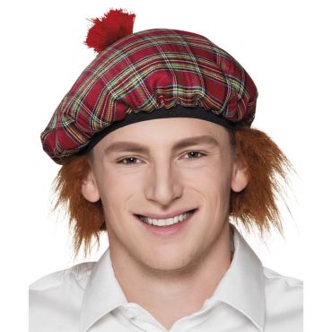 Béret Ecossais avec Cheveux Béret Ecossais avec Cheveux