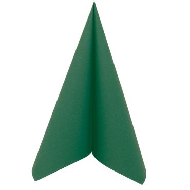50 Serviettes Voie Sèche - Vert Sapin