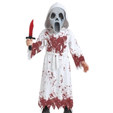 Costume de démon fantôme blanc ensanglanté pour garçon avec masque effrayant | jourdefete.com Costume de démon fantôme blanc ensanglanté pour garçon avec masque effrayant | jourdefete.com