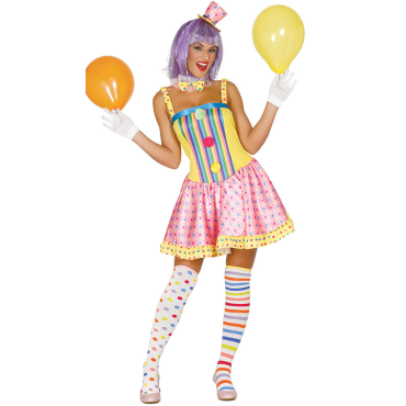 Déguisement Clown Funny Femme - Taille au Choix Déguisement Clown Funny Femme - Taille au Choix