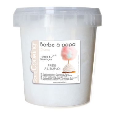 Barbe à papa prête à l’emploi en pot 35g blanc pour candy bar et anniversaire | jourdefete.com Barbe à papa prête à l’emploi en pot 35g blanc pour candy bar et anniversaire | jourdefete.com