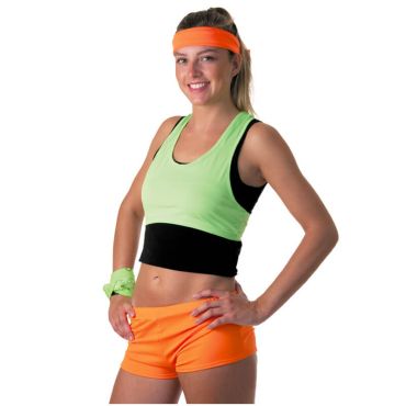 Brassière Fluo Verte Femme - Taille Unique Brassière Fluo Verte Femme - Taille Unique