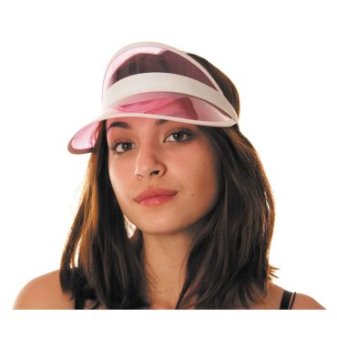 Visière Rose Année 80 - Adulte Visière Rose Année 80 - Adulte