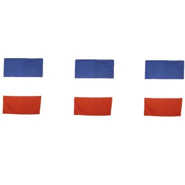 Guirlande de 10 drapeaux tricolores français Guirlande de 10 drapeaux tricolores français