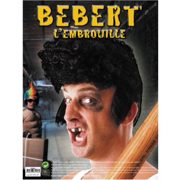 Perruque Bebert l'Embrouille Noire Perruque Bebert l'Embrouille Noire