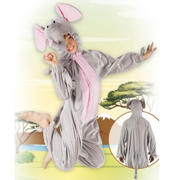 Costume d’Éléphant en Peluche - Taille Enfant Costume d’Éléphant en Peluche - Taille Enfant