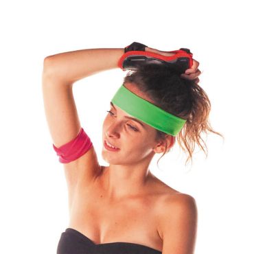Bandeau 80's - Vert fluo - Adulte Bandeau 80's - Vert fluo - Adulte