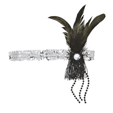 Bandeau Charleston Sequins et Plumes Bandeau Charleston Sequins et Plumes