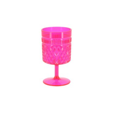 Verre à pied réutilisable Elixir 270 ml coloré pour fête | jourdefete.com