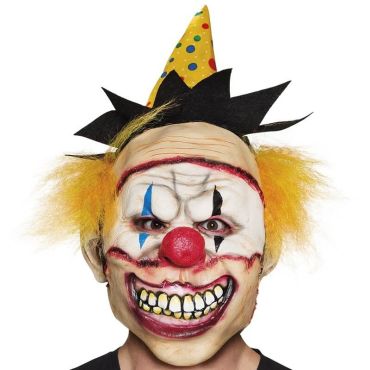 Masque Intégral en Latex - Clown Double Face Masque Intégral en Latex - Clown Double Face