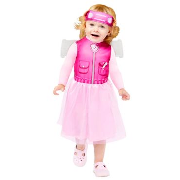Déguisement enfant pilote rose avec ailes. Costume petite héroïne Déguisement enfant pilote rose avec ailes. Costume petite héroïne