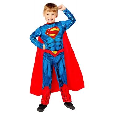 Costume de Superman bleu et rouge avec cape pour garçon | jourdefete.com Costume de Superman bleu et rouge avec cape pour garçon | jourdefete.com