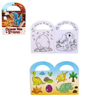 Album de coloriage avec stickers dinosaures, idéal pour éveiller la créativité | jourdefete.com Album de coloriage avec stickers dinosaures, idéal pour éveiller la créativité | jourdefete.com