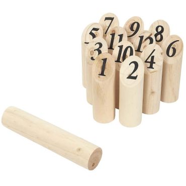 Jeu de quilles en bois nordique Jeu de quilles en bois nordique