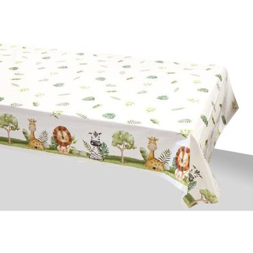 Nappe Animaux de la Savane pour décoration de table d’anniversaire | jourdefete.com Nappe Animaux de la Savane pour décoration de table d’anniversaire | jourdefete.com