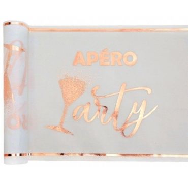 Chemin de table collection apéro party rose gold de 5 mètres | jourdefete.com Chemin de table collection apéro party rose gold de 5 mètres | jourdefete.com