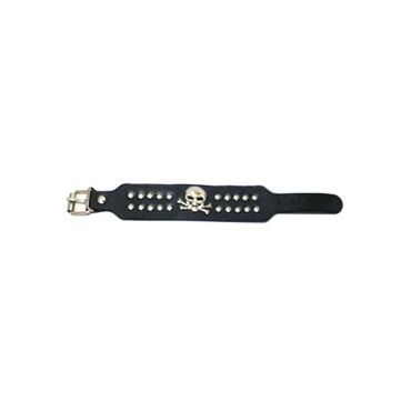 bracelet de rocker avec crane | jourdefete.com