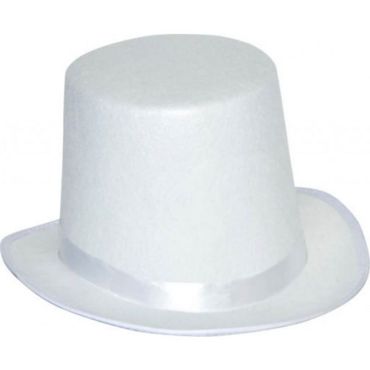 chapeau haut-de-forme blanc | jourdefete.com chapeau haut-de-forme blanc | jourdefete.com