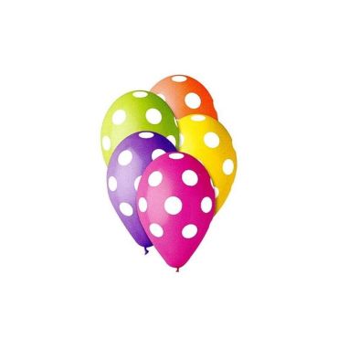 10 Ballons multicolores pois | jourdefete.com 10 Ballons multicolores pois | jourdefete.com