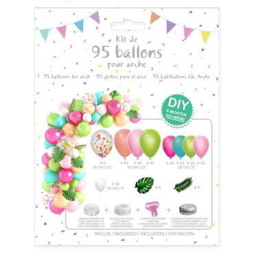 kit 95 ballons pour arche | jourdefete.com
