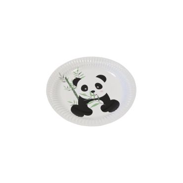 Assiettes en papier avec motif panda pour fêtes | jourdefete.com Assiettes en papier avec motif panda pour fêtes | jourdefete.com