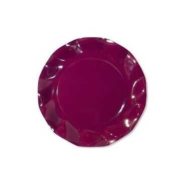 10 Grandes Assiettes Vagues - Prune
