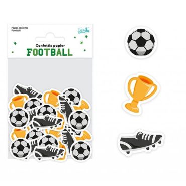 Des confettis en papier pour une splendide décoration de table lors de l'anniversaire foot de votre enfant | jourdefete.com Des confettis en papier pour une splendide décoration de table lors de l'anniversaire foot de votre enfant | jourdefete.com