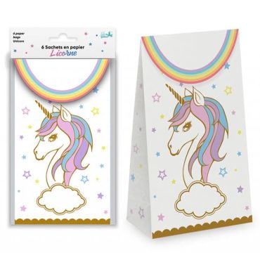 Des sachets à offrir aux copains de votre enfant lors de son anniversaire licorne | jourdefete.com Des sachets à offrir aux copains de votre enfant lors de son anniversaire licorne | jourdefete.com
