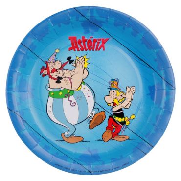 Assiettes Astérix 23 cm avec Obélix et Astérix en fête | jourdefete.com Assiettes Astérix 23 cm avec Obélix et Astérix en fête | jourdefete.com
