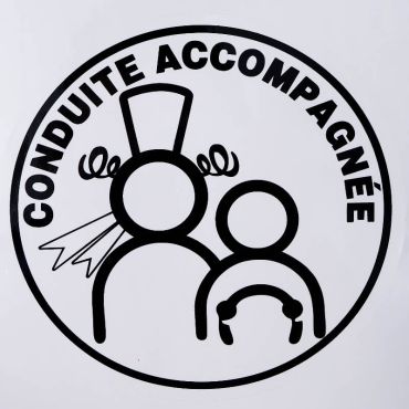 Sticker autocollant breton conduite accompagnée Sticker autocollant breton conduite accompagnée