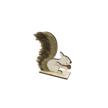 ecureuil en bois avec fourrure | jourdefete.com ecureuil en bois avec fourrure | jourdefete.com