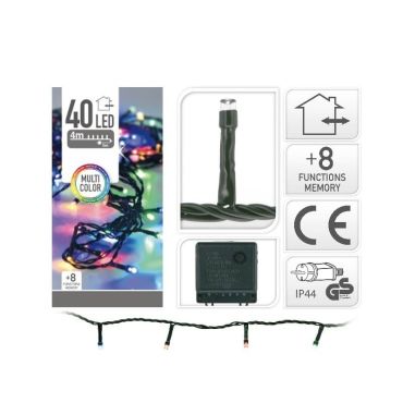 Guirlande Electrique Multicolore - 40 led Guirlande Electrique Multicolore - 40 led