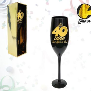 Flûte Noire effet or - 40 ans Flûte Noire effet or - 40 ans