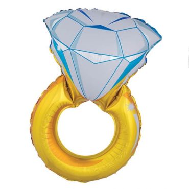 Ballon Métallique Hélium - Bague en Diamant | jourdefete.com Ballon Métallique Hélium - Bague en Diamant | jourdefete.com
