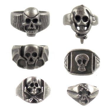 Accessoire de Déguisement Bague Tête de Mort Accessoire de Déguisement Bague Tête de Mort