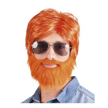 Perruque et Barbe Rousse Perruque et Barbe Rousse