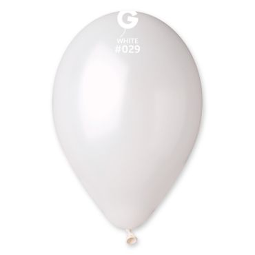 100 ballons métallisés en latex - 30 cm - Couleur Blanc | jourdefete.com 100 ballons métallisés en latex - 30 cm - Couleur Blanc | jourdefete.com
