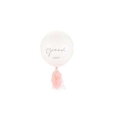 Ballon avec Tassels 45 cm - Gender Reveal - Couleur Rose Modèle Sœur Ballon avec Tassels 45 cm - Gender Reveal - Couleur Rose Modèle Sœur